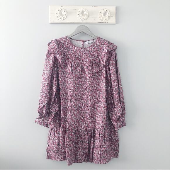 & Other Stories Floral Ditsy Ruffle Long Sleeve Dress NEW - Picture 1 of 9